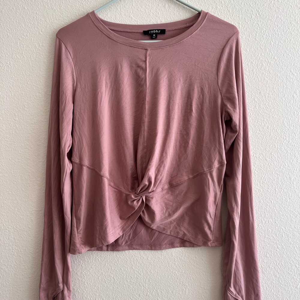 Zobha long sleeve workout /yoga top